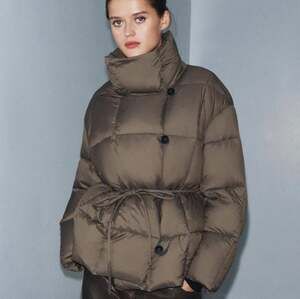ZARA ZW Collection Down and Feather Puffer Jacket